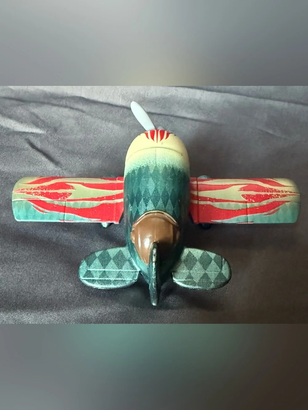 Disney Pixar Cars On The Road Circus Stunt Biplane diecast.
